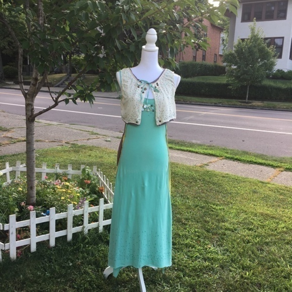 A Common‎ Thread Dress with beaded jacket